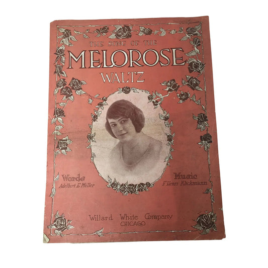 Vintage Sheet Music Book - ''The Song of the Melorose Waltz'' - A+ Stuff - sheet music - A+ Stuff