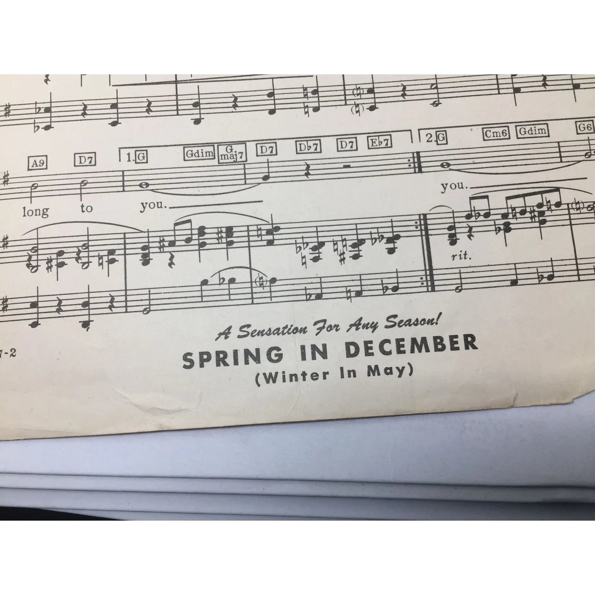 Vintage Sheet Music ''Heartbreaker'' by Morty Berk, Frank Capano, Max C Freedman - A+ Stuff - SHEET MUSIC - A+ Stuff