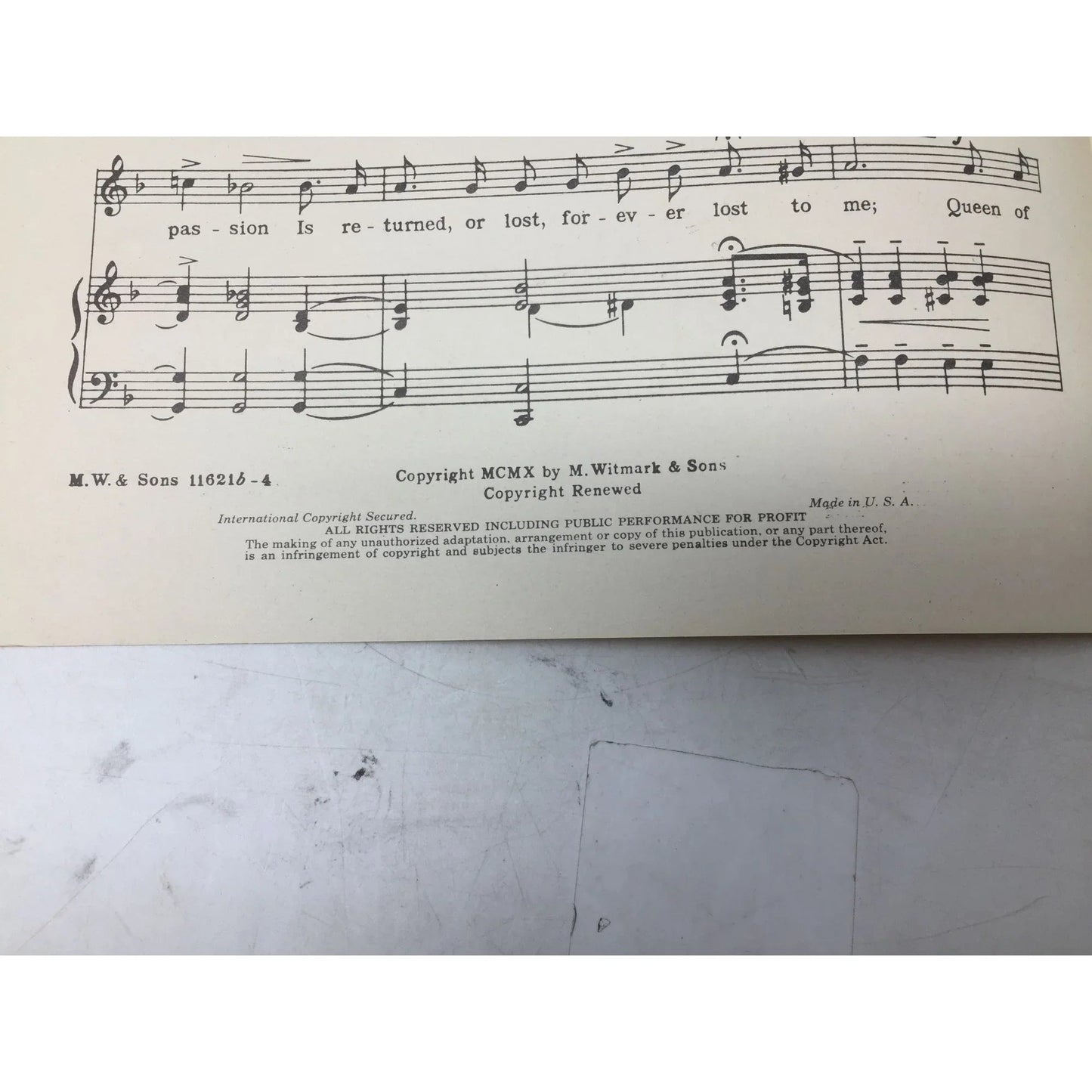 Vintage Sheet Music - '''Neath the Southern Moon'' - A+ Stuff - SHEET MUSIC - A+ Stuff