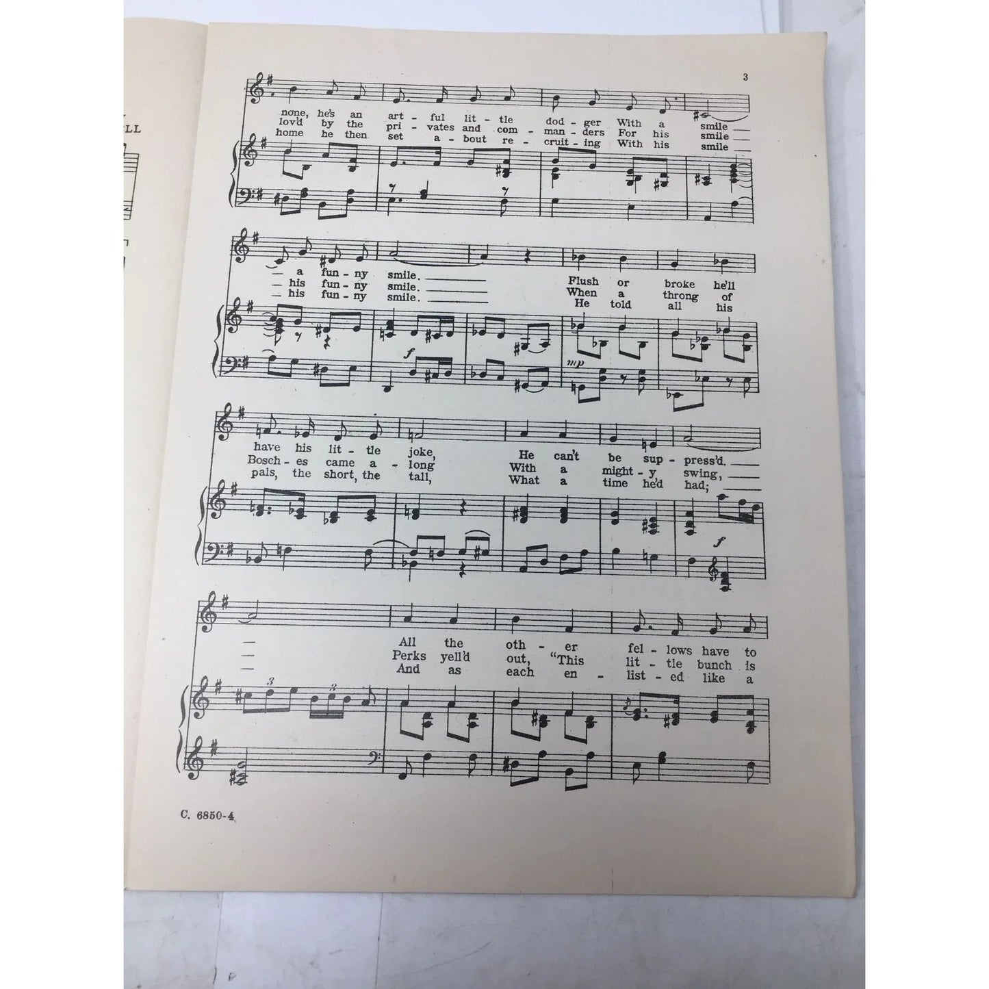 Vintage Sheet music - ''Pack up your troubles in your old kit bag'' - A+ Stuff - SHEET MUSIC - A+ Stuff