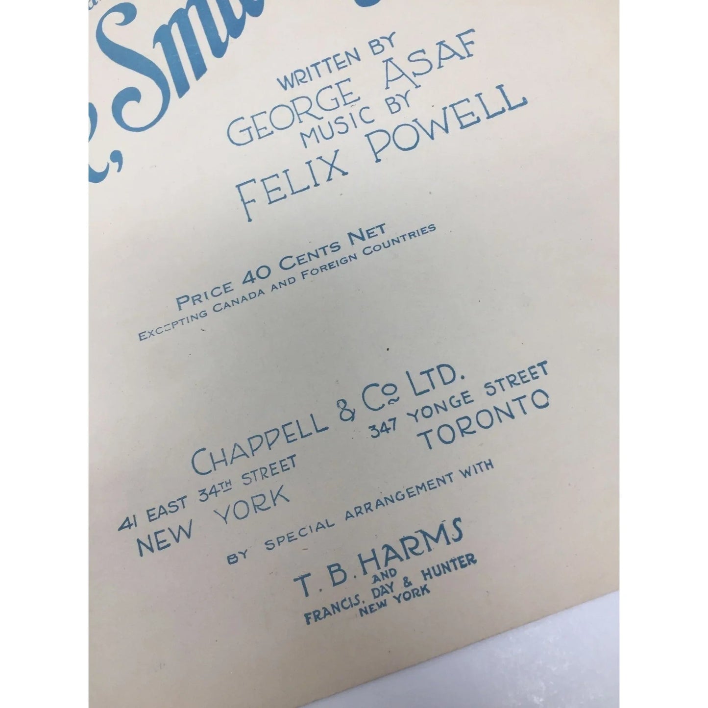 Vintage Sheet music - ''Pack up your troubles in your old kit bag'' - A+ Stuff - SHEET MUSIC - A+ Stuff