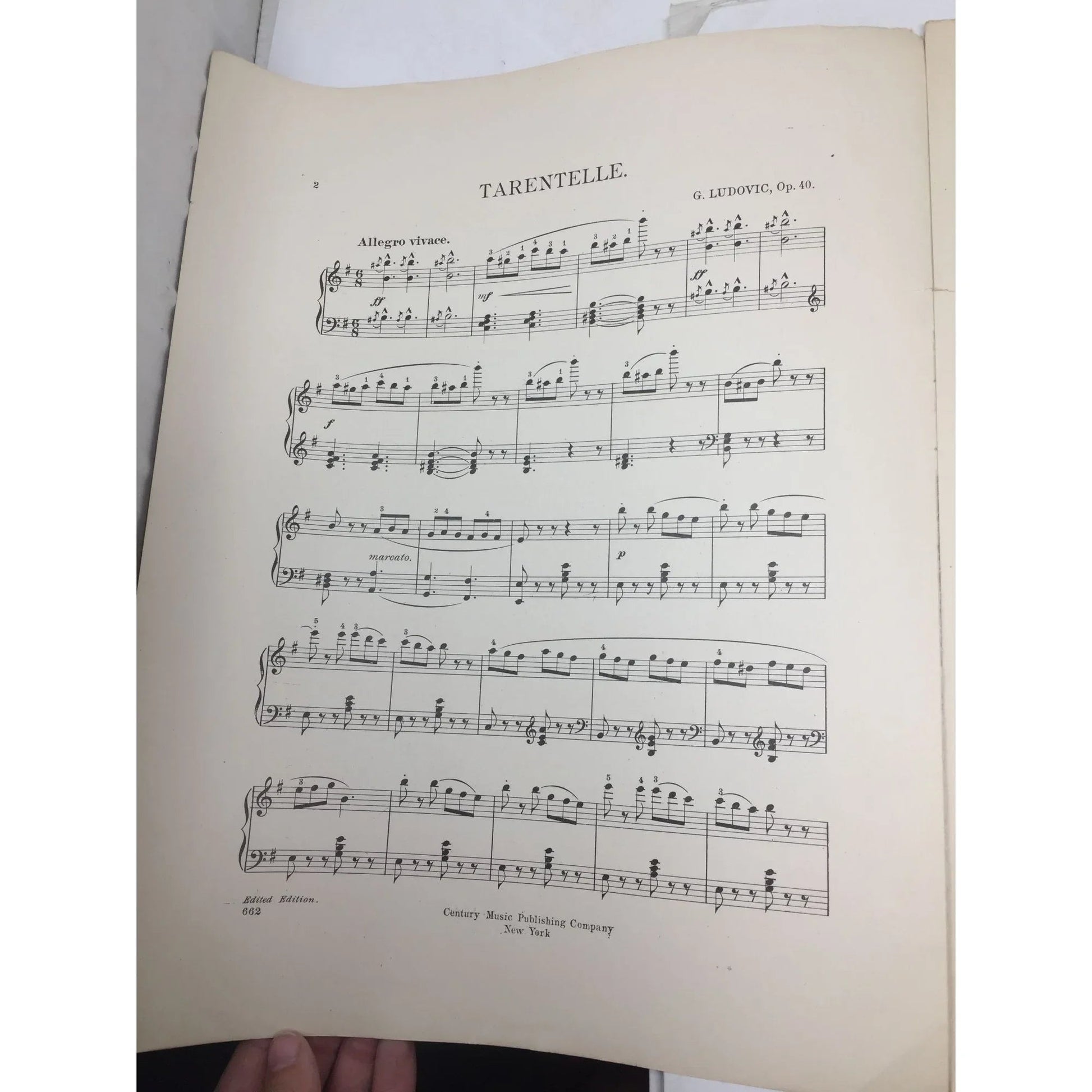 Vintage Sheet Music Salon Compositions for the Pianoforte (Century edition) - A+ Stuff - SHEET MUSIC - A+ Stuff