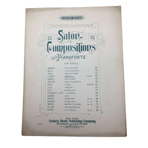Vintage Sheet Music Salon Compositions for the Pianoforte (Century edition)
