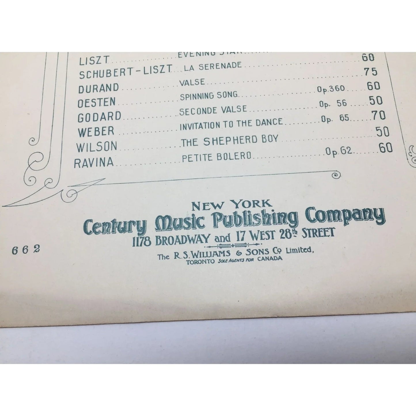 Vintage Sheet Music Salon Compositions for the Pianoforte (Century edition) - A+ Stuff - SHEET MUSIC - A+ Stuff