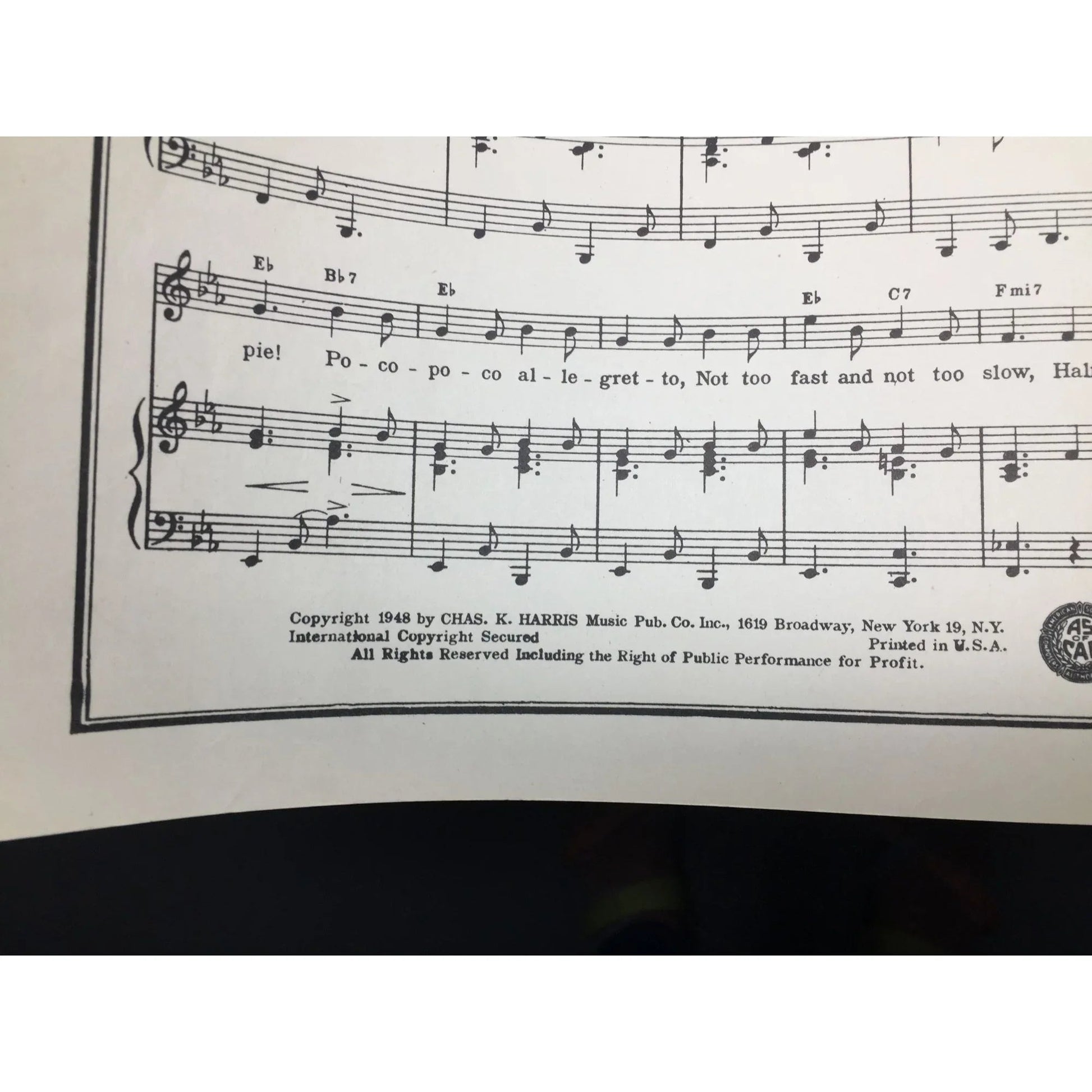 Vintage Sheet Music - ''Toolie Oolie Doolie'' (The Yodel Polka) - A+ Stuff - SHEET MUSIC - A+ Stuff