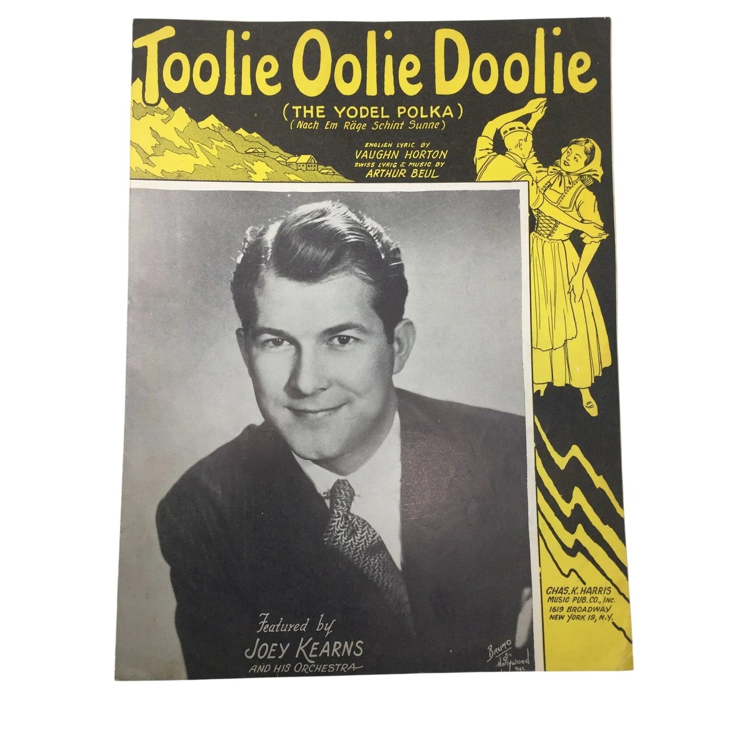 Vintage Sheet Music - ''Toolie Oolie Doolie'' (The Yodel Polka) - A+ Stuff - SHEET MUSIC - A+ Stuff
