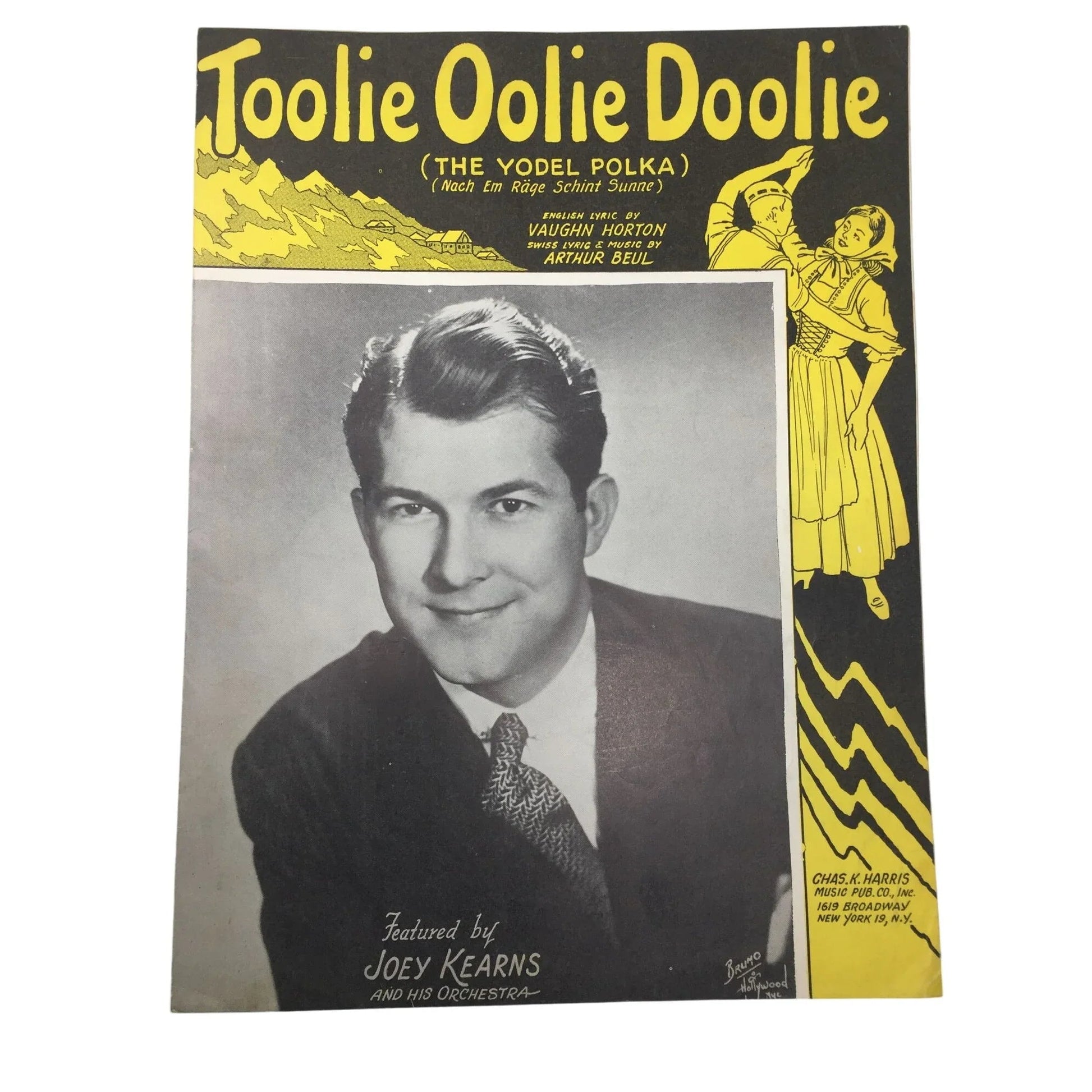 Vintage Sheet Music - ''Toolie Oolie Doolie'' (The Yodel Polka) - A+ Stuff - SHEET MUSIC - A+ Stuff