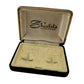 Vintage Shields Fifth Avenue Black and Gold Jewelry Box for Cufflinks - A+ Stuff - Jewelry Box - A+ Stuff