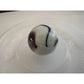 Vintage Shiny White Large Glass Shooter Marbles (3) With Brown Swirls - A+ Stuff - Collectibles - A+ Stuff