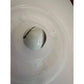 Vintage Shiny White Large Glass Shooter Marbles (3) With Brown Swirls - A+ Stuff - Collectibles - A+ Stuff