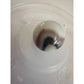 Vintage Shiny White Large Glass Shooter Marbles (3) With Brown Swirls - A+ Stuff - Collectibles - A+ Stuff