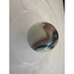 Vintage Shiny White Large Glass Shooter Marbles (3) With Brown Swirls - A+ Stuff - Collectibles - A+ Stuff