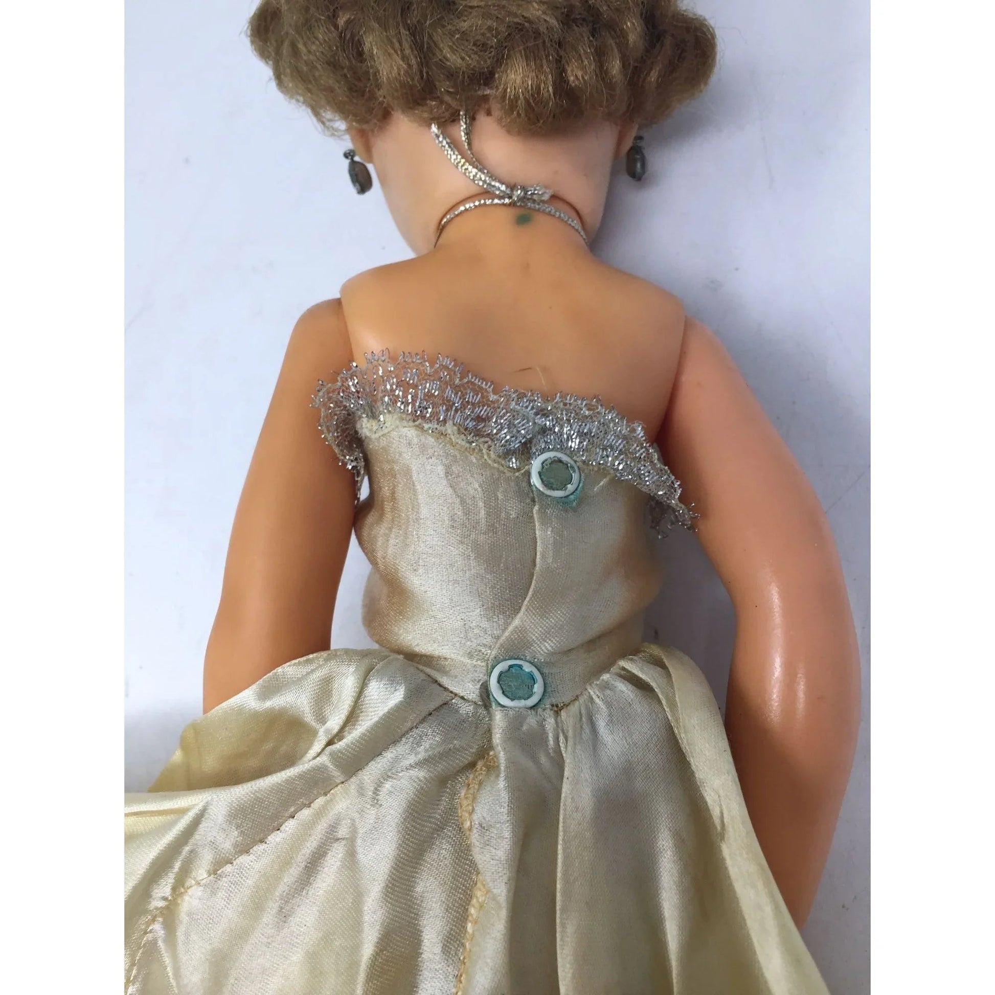 Vintage Shirley Temple Doll Wearing White Dress, Red Jacket and White Heels - A+ Stuff - Dolls - A+ Stuff