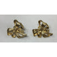 Vintage Signed Givenchy Gold Plated Bow Earrings - Givenchy - Earrings - A+ Stuff