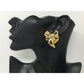 Vintage Signed Givenchy Gold Plated Bow Earrings - Givenchy - Earrings - A+ Stuff