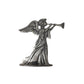 Vintage Silver Angel Playing an Instrument Figurine Paperweight - A+ Stuff - Figurines - A+ Stuff