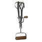 Vintage Silver Hand Held Hand Mixer/Egg Beater with Wooden Handle - A+ Stuff - primitive kitchen tools - A+ Stuff