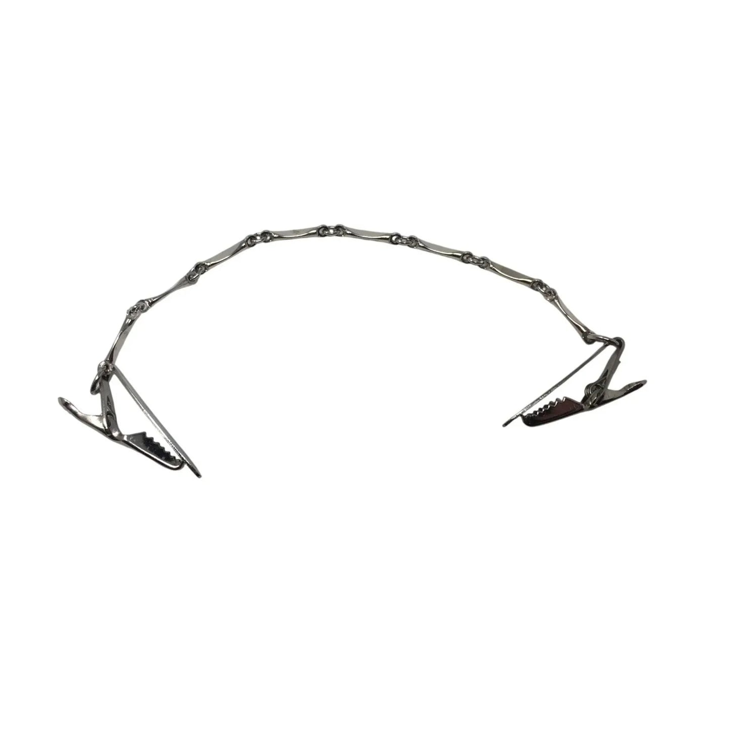 Vintage Silver tone Tie Clip with Chain - A+ Stuff - Jewelry - A+ Stuff