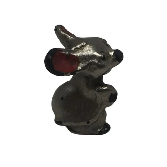 Vintage Small Miniature Pewter Mouse Figurine - A+ Stuff - Figurines - A+ Stuff