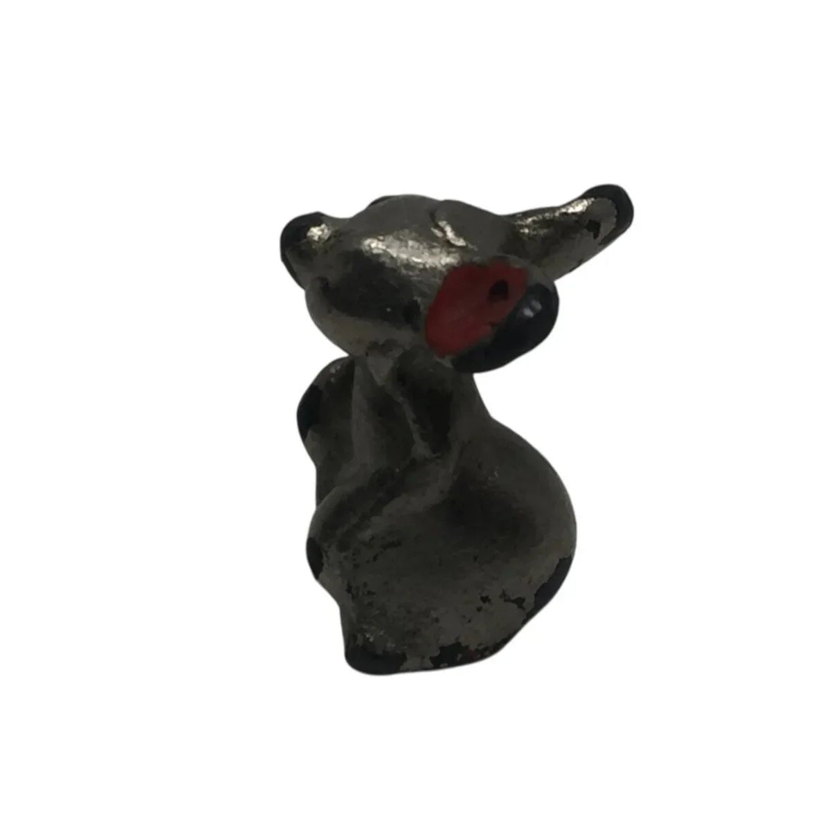 Vintage Small Miniature Pewter Mouse Figurine - A+ Stuff - Figurines - A+ Stuff