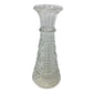 Vintage Small Patterned Clear Glass 6 Inch Vase - A+ Stuff - Vase or Holder - A+ Stuff