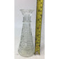 Vintage Small Patterned Clear Glass 6 Inch Vase - A+ Stuff - Vase or Holder - A+ Stuff