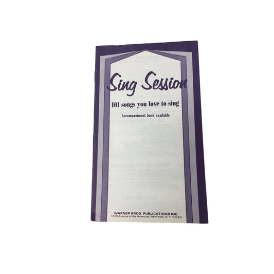 Vintage Songbook ''SING SESSION 101 SONGS YOU LOVE TO SING'' - A+ Stuff - books - A+ Stuff