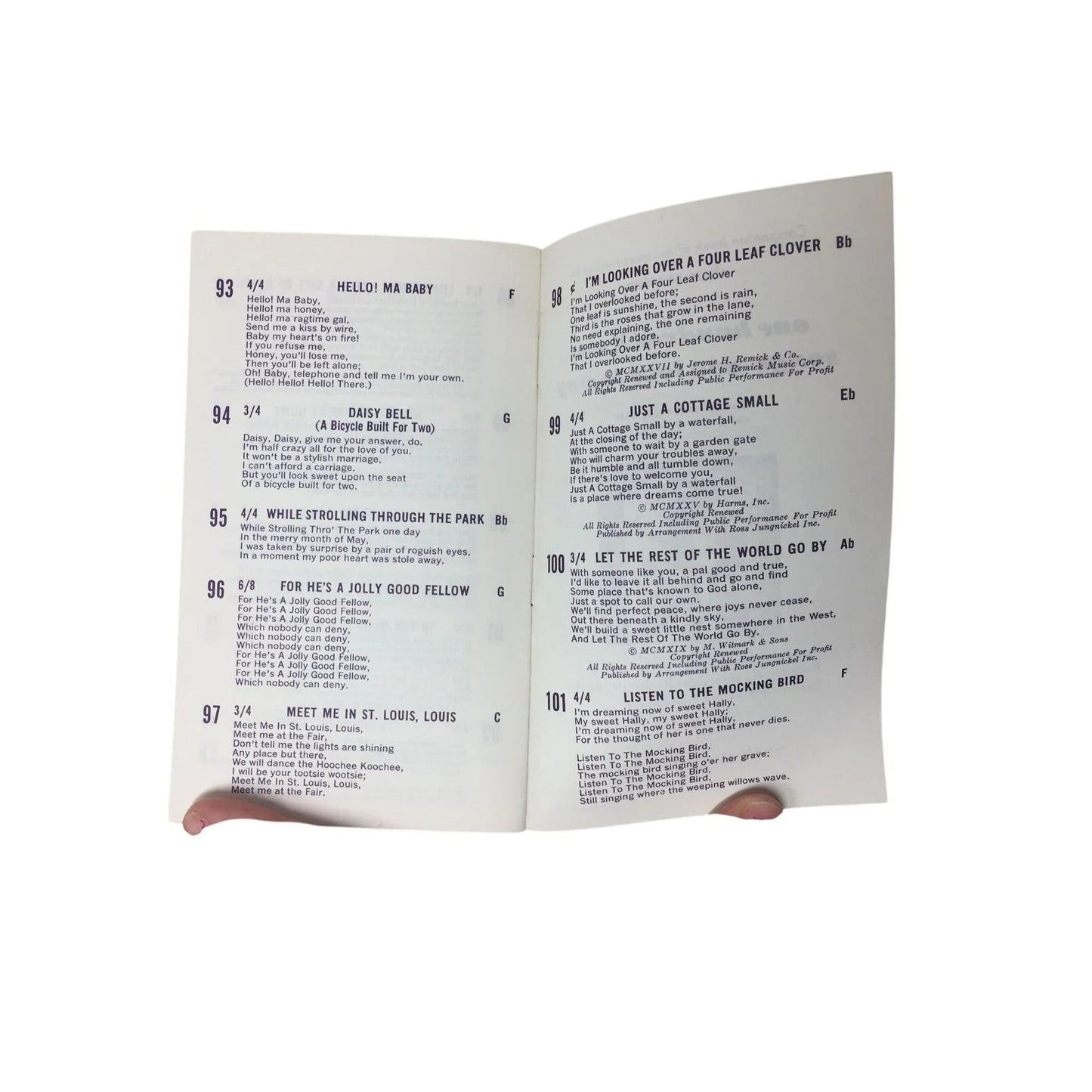 Vintage Songbook ''SING SESSION 101 SONGS YOU LOVE TO SING'' - A+ Stuff - books - A+ Stuff
