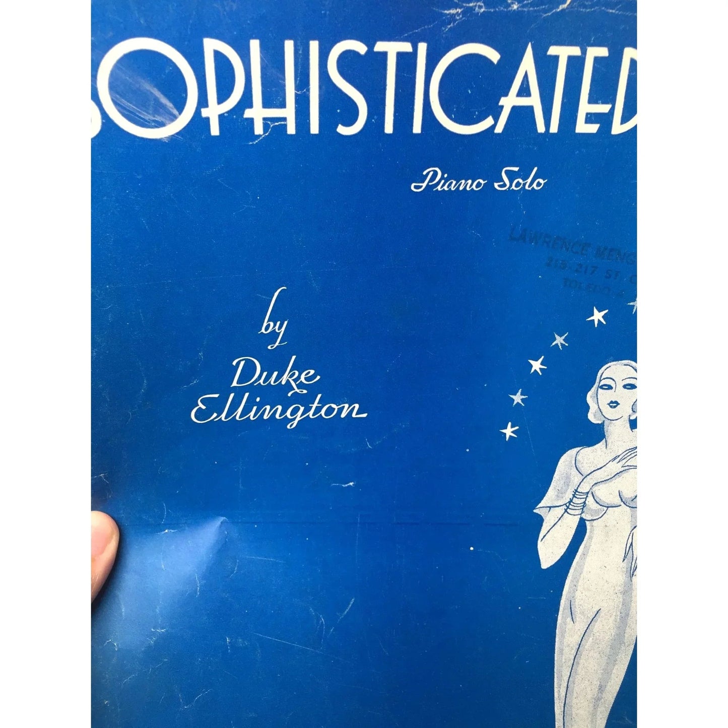 Vintage 'Sophisticated Lady' Sheet Music - unbranded - SHEET MUSIC - A+ Stuff