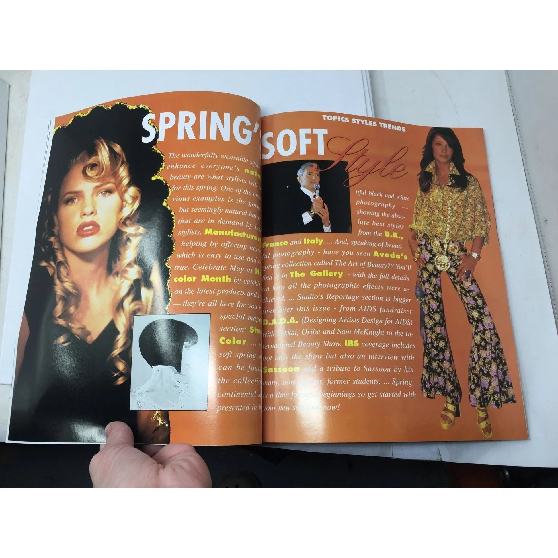 Vintage ''Studio USA Hair Fashion'' Magazine (Number 5/6 May/June 1993) - A+ Stuff - Magazines - A+ Stuff