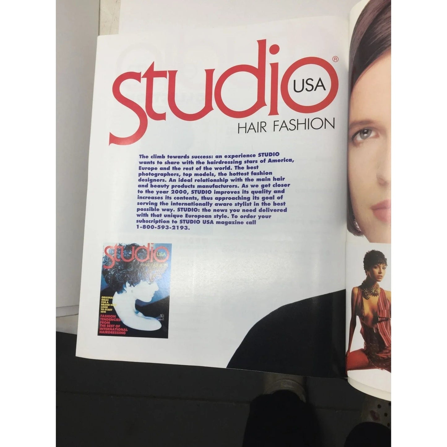Vintage ''Studio USA Hair Fashion'' Magazine (Number 5/6 May/June 1993) - A+ Stuff - Magazines - A+ Stuff