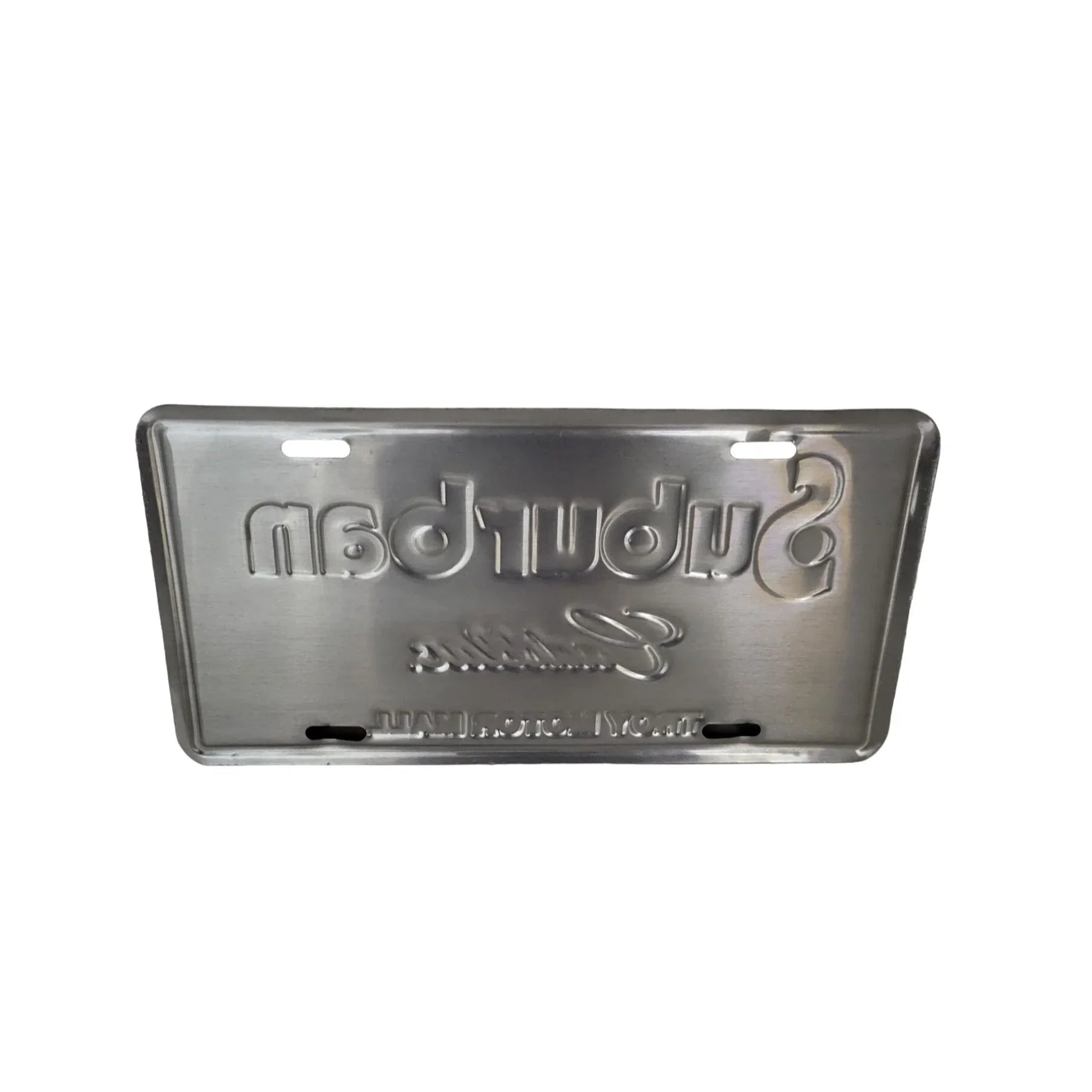Vintage Suburban Cadillac Troy Motor Mall License Plate - A+ Stuff - Auto Part - A+ Stuff