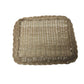 Vintage Tan Rectangular Wicker Basket - about 10 by 8'' - A+ Stuff - Collectibles - A+ Stuff