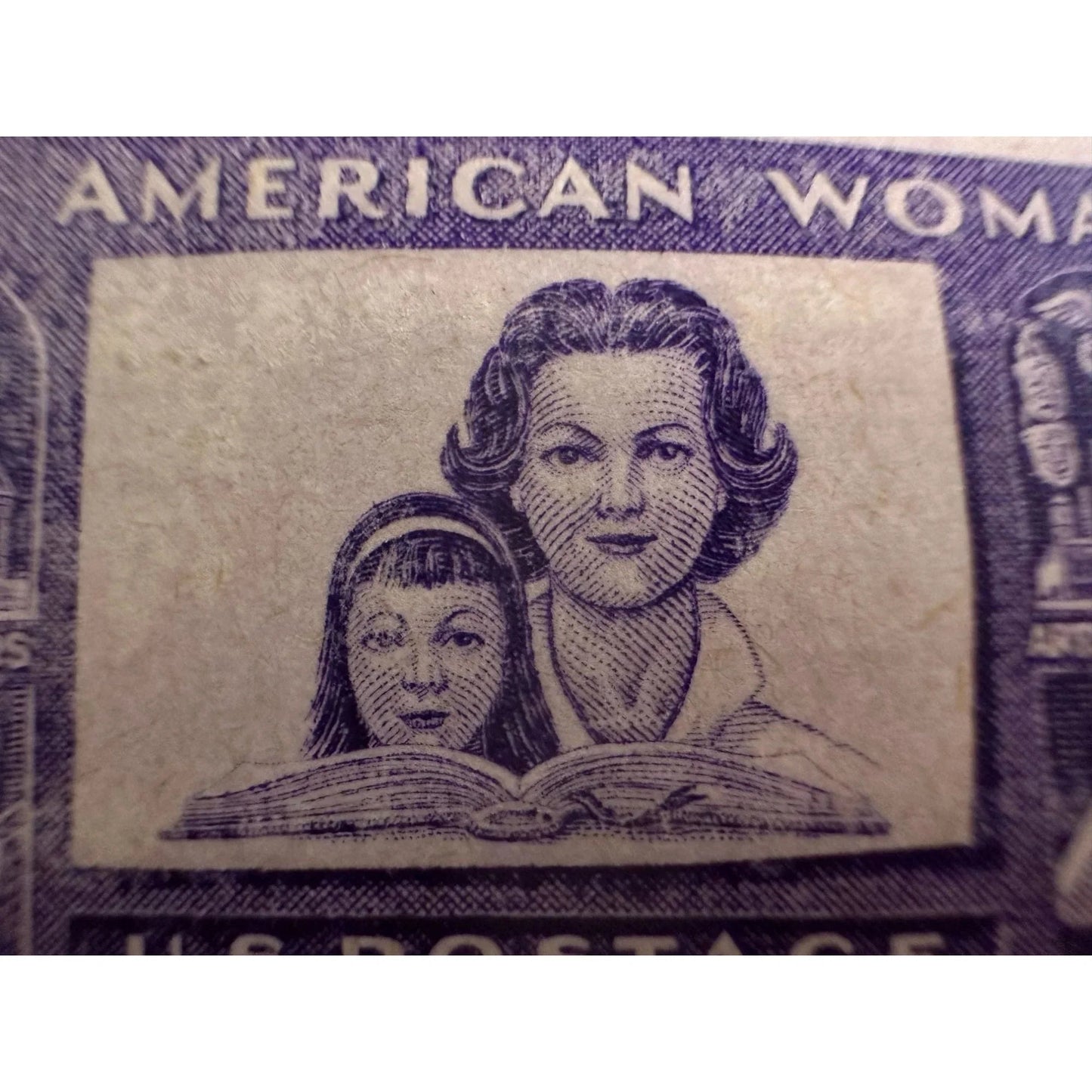 Vintage ''The American Woman'' 4 Cent U.S. Postage Stamp - A+ Stuff - Stamp - A+ Stuff