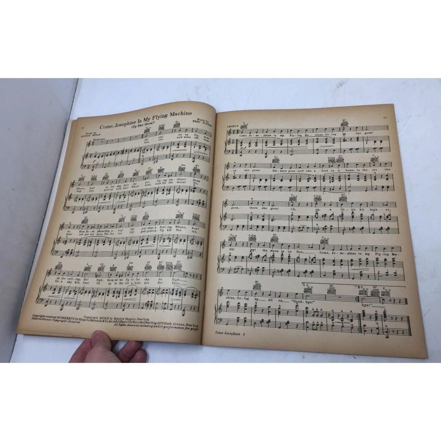 Vintage Tiny Hill's All - Time Old - Timers Song Folio music book - A+ Stuff - Sheet Music - A+ Stuff