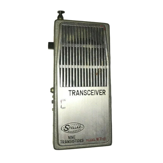 Vintage Transceiver Radio Stellar Nine Transistors WT - 6 w Case - Stellar - radio - A+ Stuff