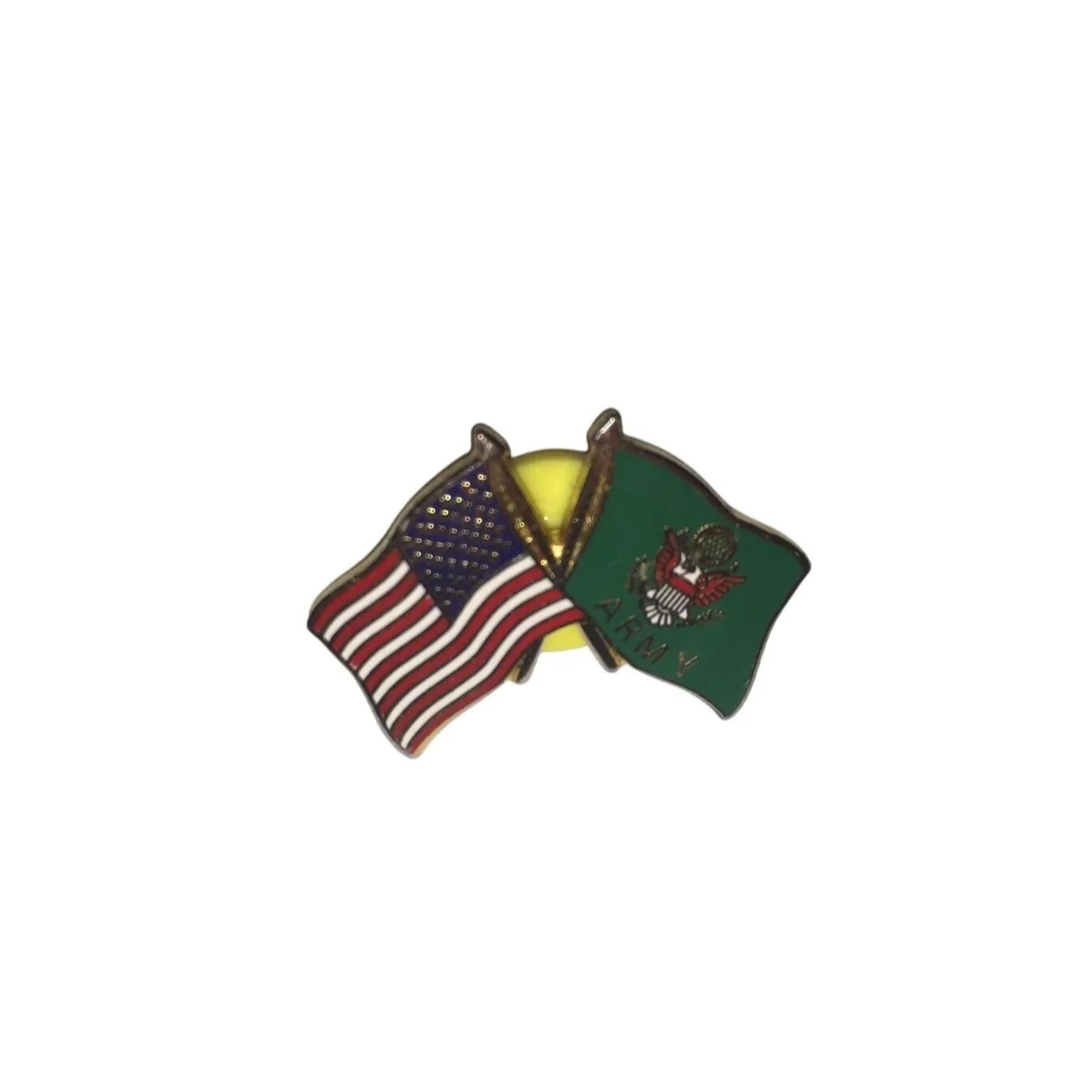 VINTAGE USA/ARMY FLAGS COLLECTIBLE PIN - A+ Stuff - pin - A+ Stuff