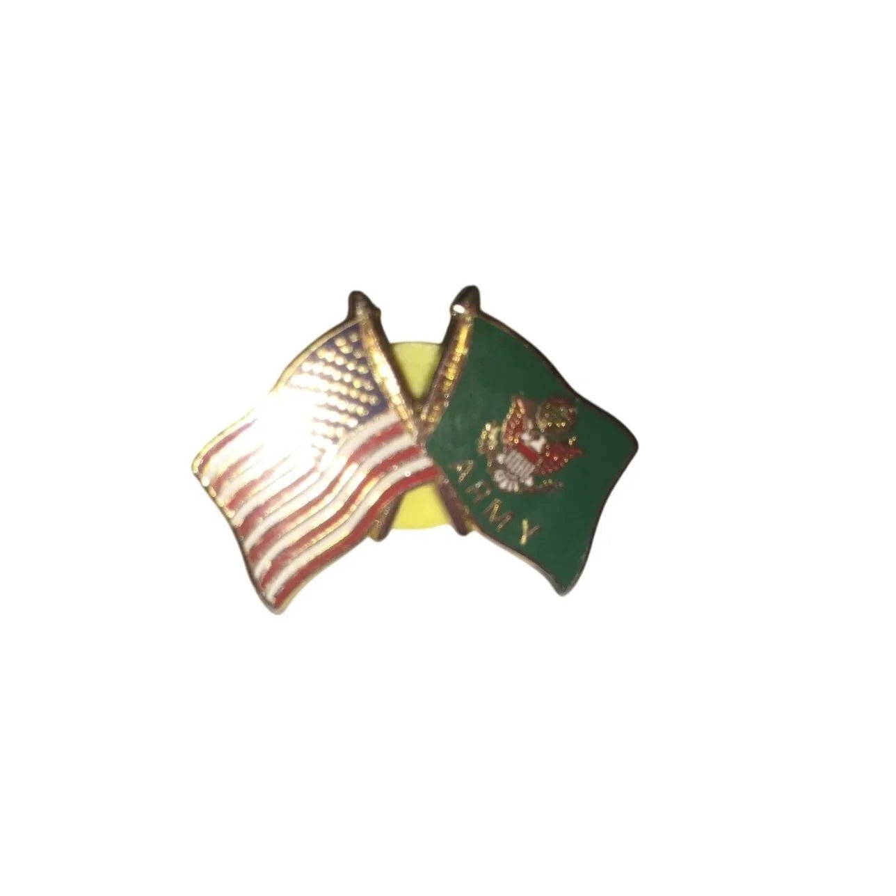 VINTAGE USA/ARMY FLAGS COLLECTIBLE PIN - A+ Stuff - pin - A+ Stuff