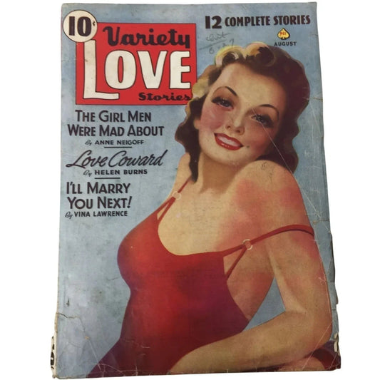 Vintage ''Variety Love Stories'' With 12 Complete Stories - A+ Stuff - Magazines - A+ Stuff