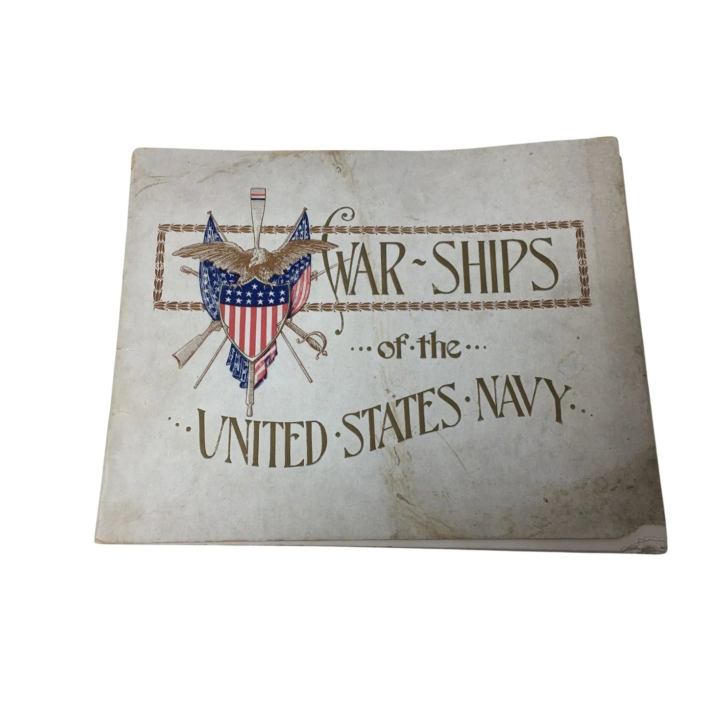 Vintage War Ships of The United States Navy Collectible Book - A+ Stuff - Books - A+ Stuff