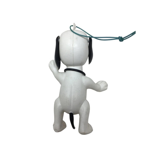 Vintage White and Black Snoopy Peanuts Plastic Christmas Tree Ornament - A+ Stuff - Holiday Ornaments - A+ Stuff