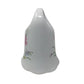 Vintage White Porcelain Hand Bell with Floral Print on both sides - A+ Stuff