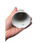 Vintage White Porcelain Hand Bell with Floral Print on both sides - A+ Stuff