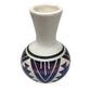 Vintage White Sioux Pottery Vase with Geometric design on it - A+ Stuff - Vase or Holder - A+ Stuff
