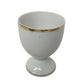 Vintage White/Gold Footed Egg Cup or Egg Holder - Made in Japan - A+ Stuff - Collectibles - A+ Stuff