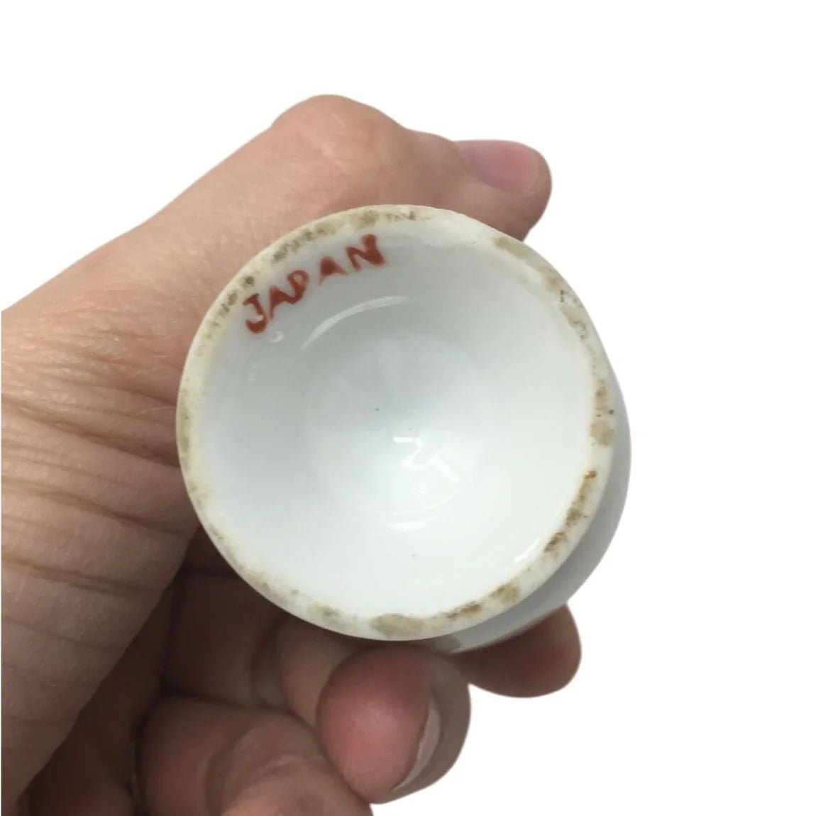 Vintage White/Gold Footed Egg Cup or Egg Holder - Made in Japan - A+ Stuff - Collectibles - A+ Stuff