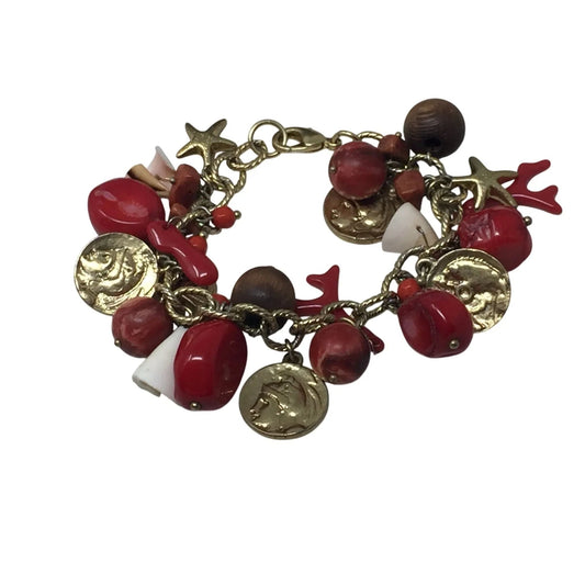 Vintage Women's Beach Themed Chunky Charm Bracelet - A+ Stuff - Bracelet - A+ Stuff