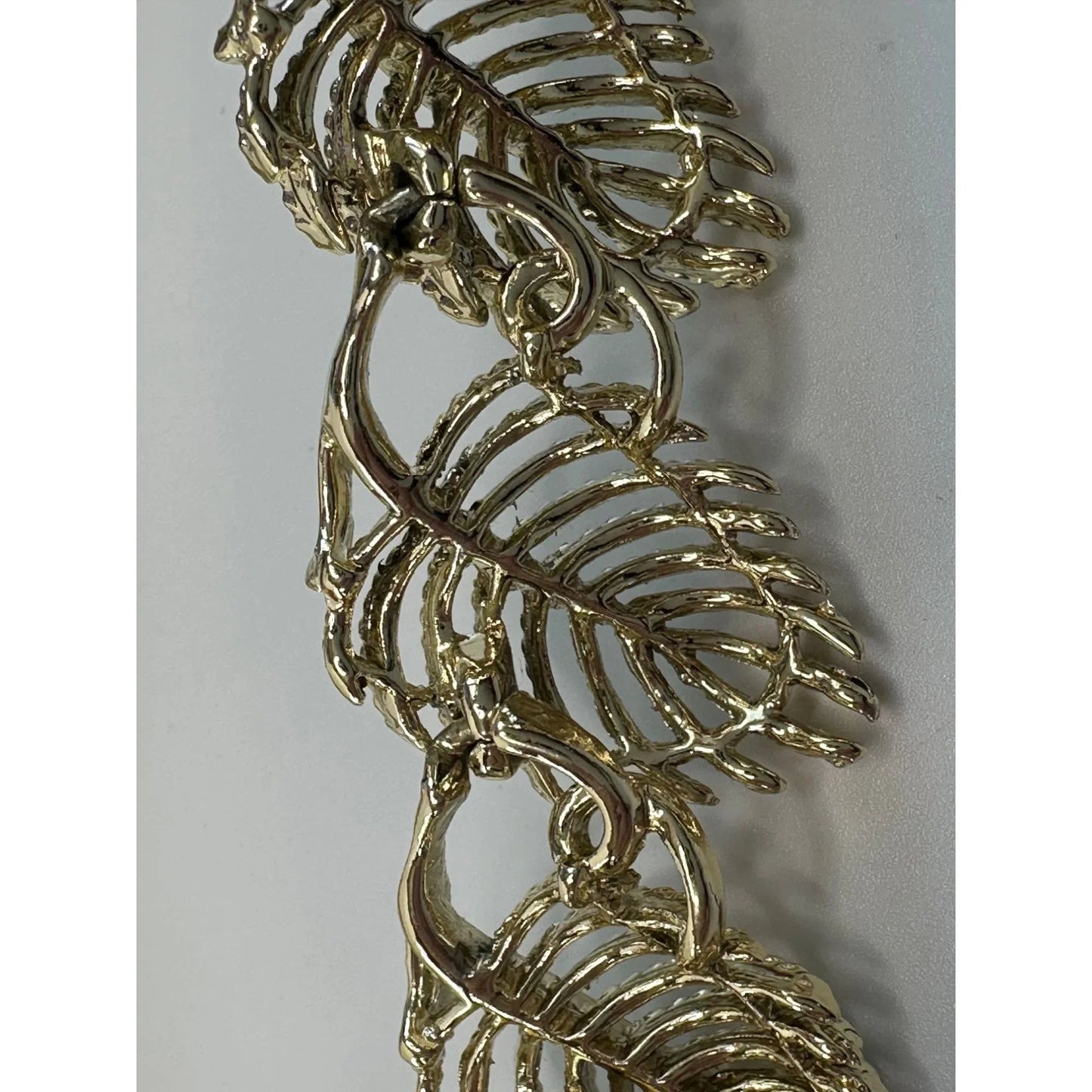 Vintage Women's Beautiful Gold Tone LISNER Leaf Necklace - LISNER - necklace - A+ Stuff