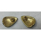 Vintage Women's Black and Gold Earrings - A+ Stuff - Earrings - A+ Stuff