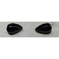 Vintage Women's Black and Gold Earrings - A+ Stuff - Earrings - A+ Stuff